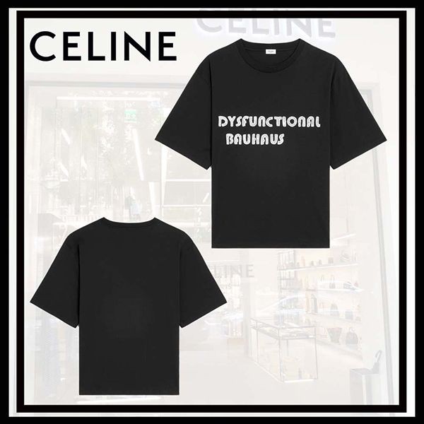 セリーヌ 偽物 DYSFUNCTIONAL Tシャツ コラボ コットン 2X54F671Q.38XC