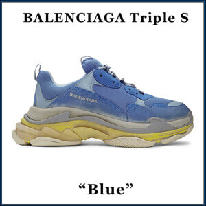 2019新作 バレンシアガスーパーコピー【バレンシアガ】激レア ☆ ゲリラ販売 Triple S Trainer "Blue"