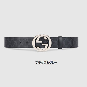 2019春夏新作 グッチスーパーコピー GGスプリーム レザーベルト