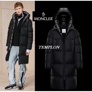 19/20秋冬新作 モンクレールスーパーコピー MONCLER TEMPLON ロングダウンジャケット カップルで共有も☆ロゴをチラ見せ TEMPLON