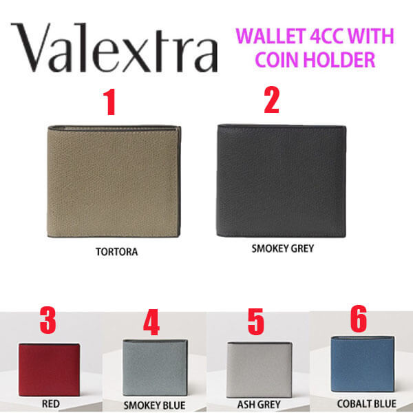 ★刻印OK★日本未入荷☆Valextraヴァレクストラ☆コインホルダーウォレット♪SGNL0055044L99WF99-RB