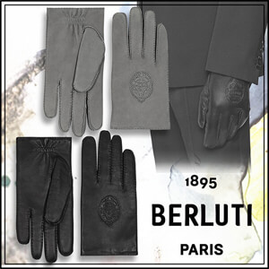 新作☆【ベルルッティ/ベルルッティ】Gants En Cuir レザーグローブ G0015