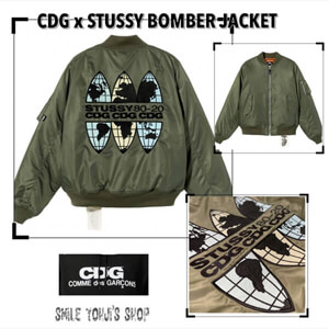 ★限定品★コムデギャルソン x STUSSY MA-1BOMBER JACKET