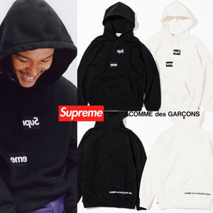 シュプリーム× コムデギャルソン - BOX LOGO シュプリーム ボックスロゴ パーカー