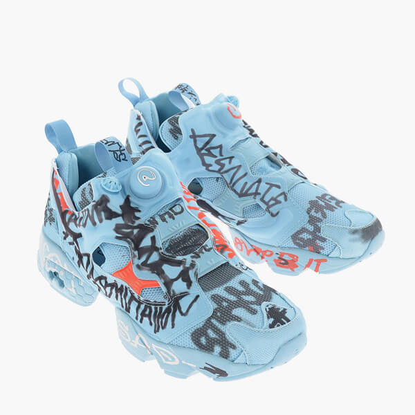 ☆SALE☆ヴェトモン REEBOK Fabric GRAFFITI PUMP FURY Sneakers コピー