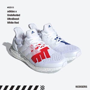 人気話題！アディダス x Undefeated ウルトラブーストコピー White Red