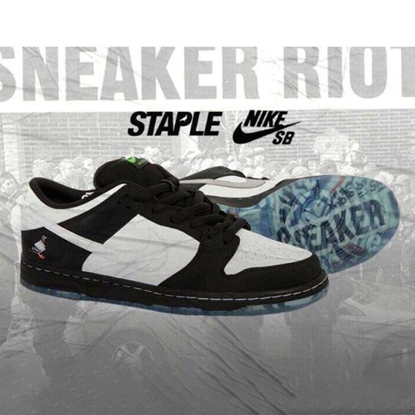 ナイキ SB Dunk Low Staple Panda Pigeon - ダンクパンダ コピーピジョンBV1310-013