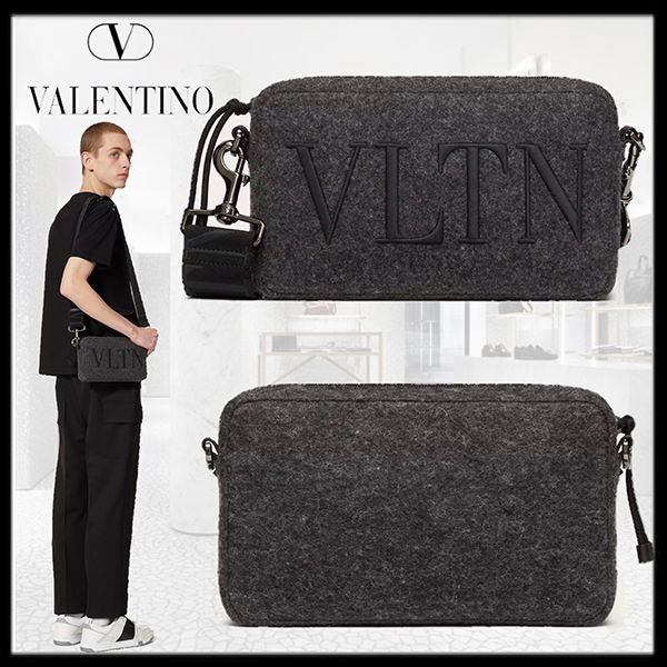 ヴァレンティノ VLTN フェルト クロスボディバッグ 偽物 YB0704EGA_7NJ