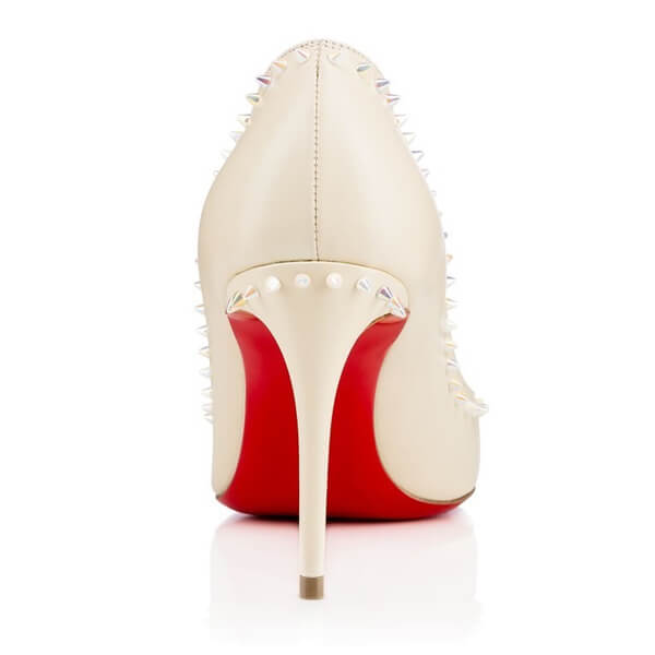 2020新作春コーデ  クリスチャン ルブタンスーパーコピー Christian Louboutin ★Anjalina アイボリーxマルチスパイク