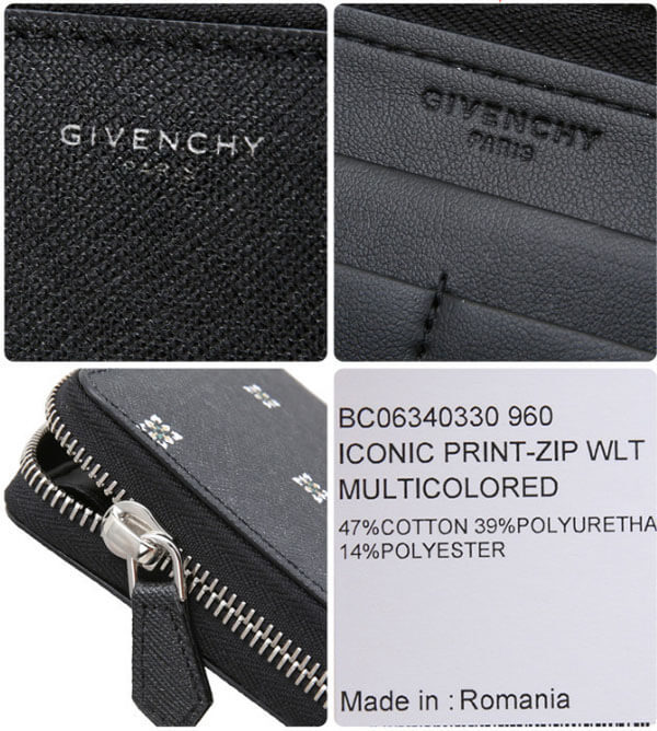 GIVENCHYジバンシィ ICONICTファスナー長財布 非正規品 BC06340330 960