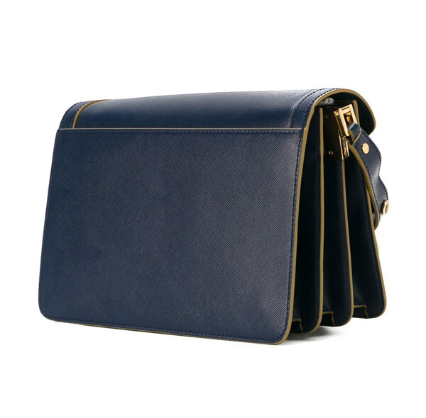 2018-19秋冬☆MARNI☆Trunkマルニ バッグコピー ショルダーバッグ Navy Blue