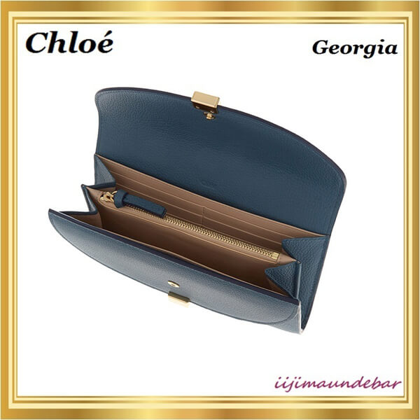 18-19AW新作 クロエ財布スーパーコピー CHLOE/Georgia/ジョージア/長財布/Georgia leather Long Wallet