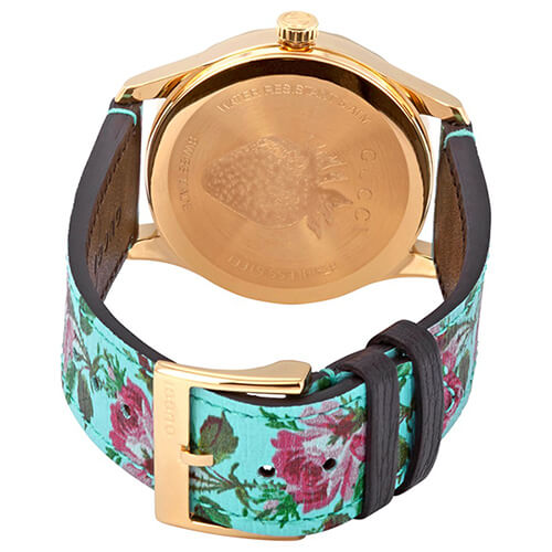 グッチ G-Timeless Aqua Floral Watch YA1264085