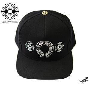 CHROME HEARTS★クロムハーツ キャップ コーデ レプリカ【ホースシュー＆プラス】◆ メンズキャップ