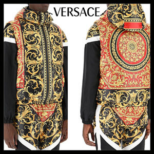 関税送料込み★VERSACE ヴェルサーチ★リバーシブルダウンジャケット