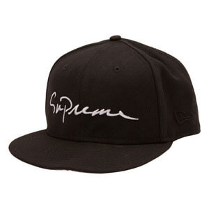 シュプリーム ビーニー 偽物  シュプリーム Classic Script New Era Cap ニューエラ Black