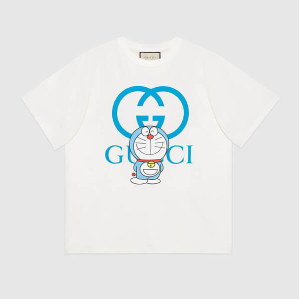 ☆21SS☆【グッチ】xDORAEMON★コラボ★オーバーサイズ Tシャツ 616036 XJDEZ 9791