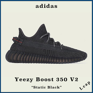 新色☆希少【アディダス】激レア 人気 Yeezy Boost 350 V2 "Static Black" コピー