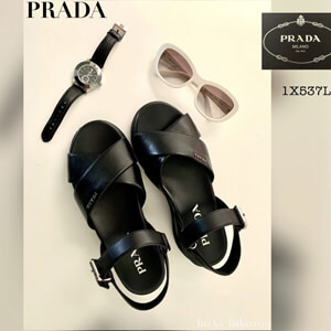 アウトレット☆PRADA★足元お洒落にトキメキサンダル コピー1X537L