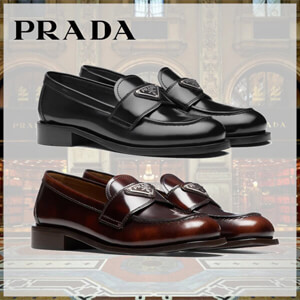 ★PRADA★ ブラッシュドレザー ローファ コピー 新作 人気 1D238M_P39