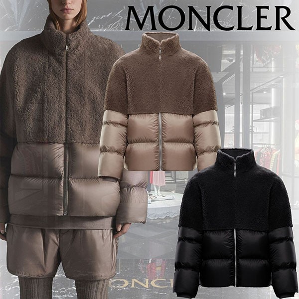 大注目コラボ【MONCLER＋Rick Owens】COYOTE ボア ダウンジャケット 偽物 09N1B50401A0161250