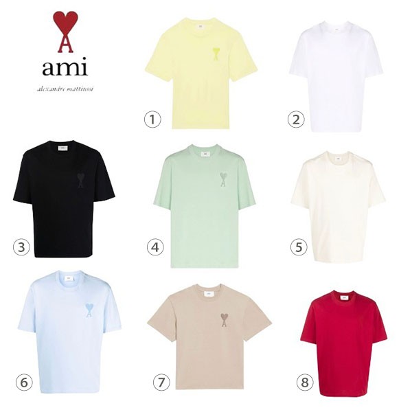 ★AMI PARIS 偽物★AMI DE COEUR Tシャツ